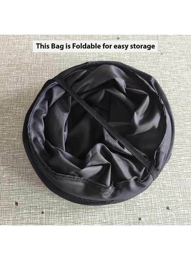 Estrico Car Trash Bin, Waterproof Hanging Storage Container, Black Interior Garbage Bag, Car Organization Accessory - Image 2